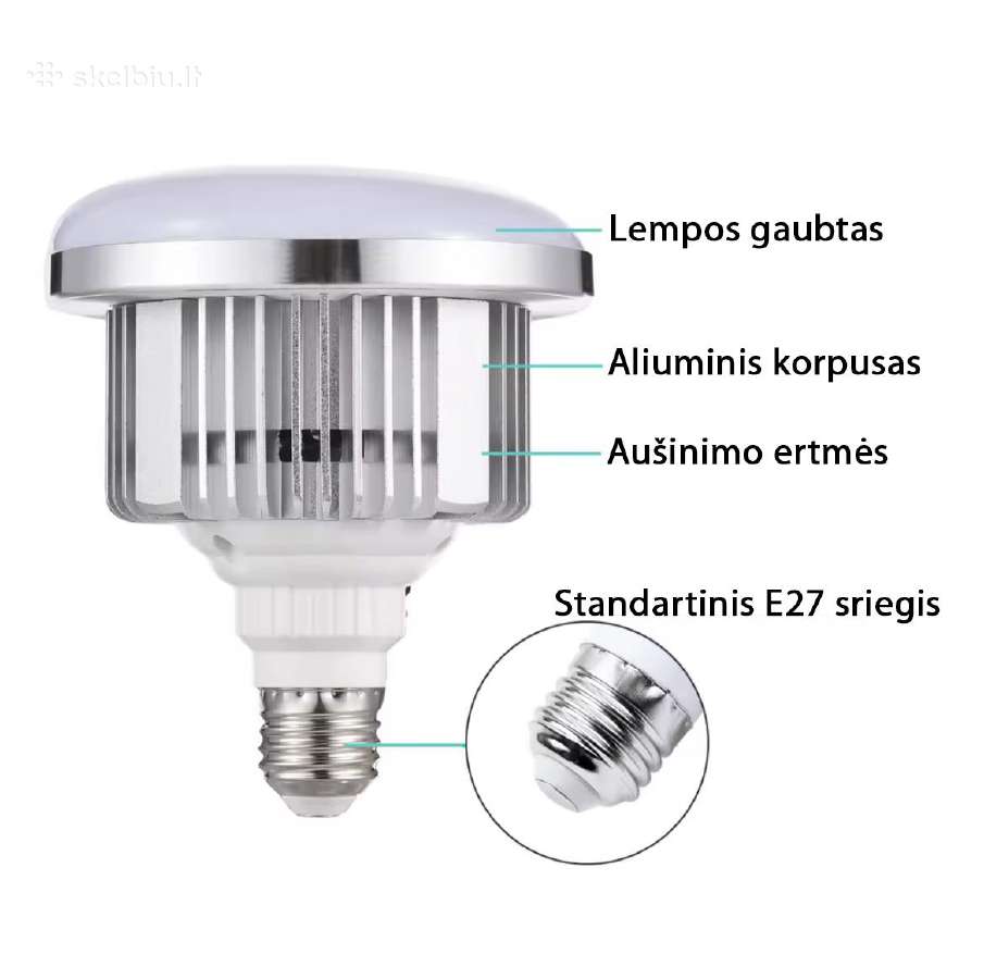 Pulteliu reguliuojamas 85w softbox šviestuvas - nuotraukos Nr. 5