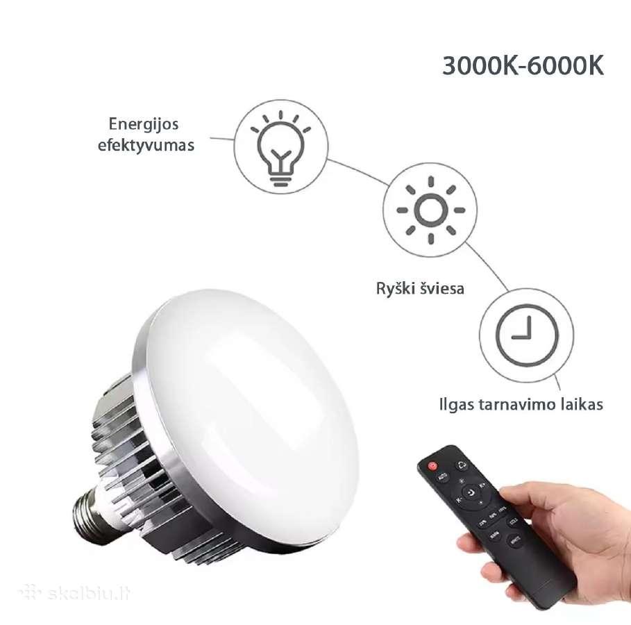 Pulteliu reguliuojamas 85w softbox šviestuvas - nuotraukos Nr. 8