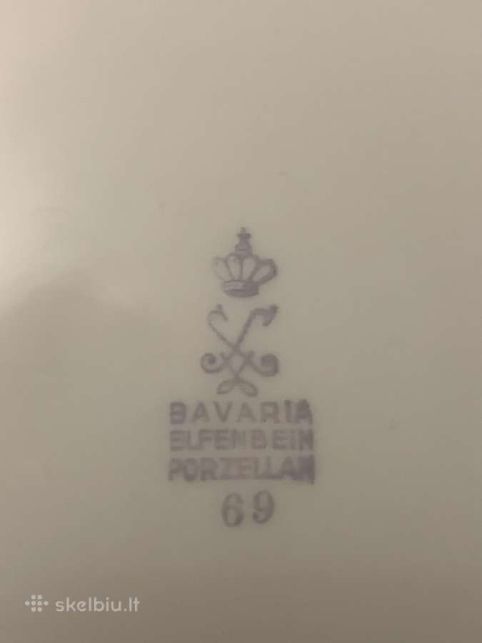 Bavaria Elfenbein porceliano lėkštės - nuotraukos Nr. 5
