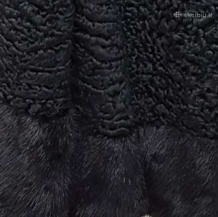 Naujas Kailinukas Norka + Karakulis L=170 cm - nuotraukos Nr. 5