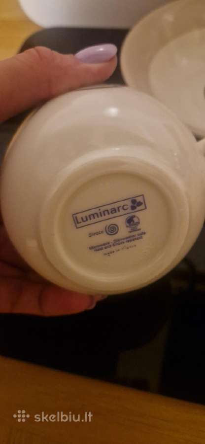 Luminarc puodelis su lėkštute - nuotraukos Nr. 4