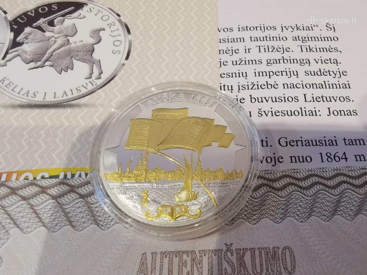 Medalis 1883 Aušra - Lietuvos nac judėjimo pradžia - nuotraukos Nr. 2