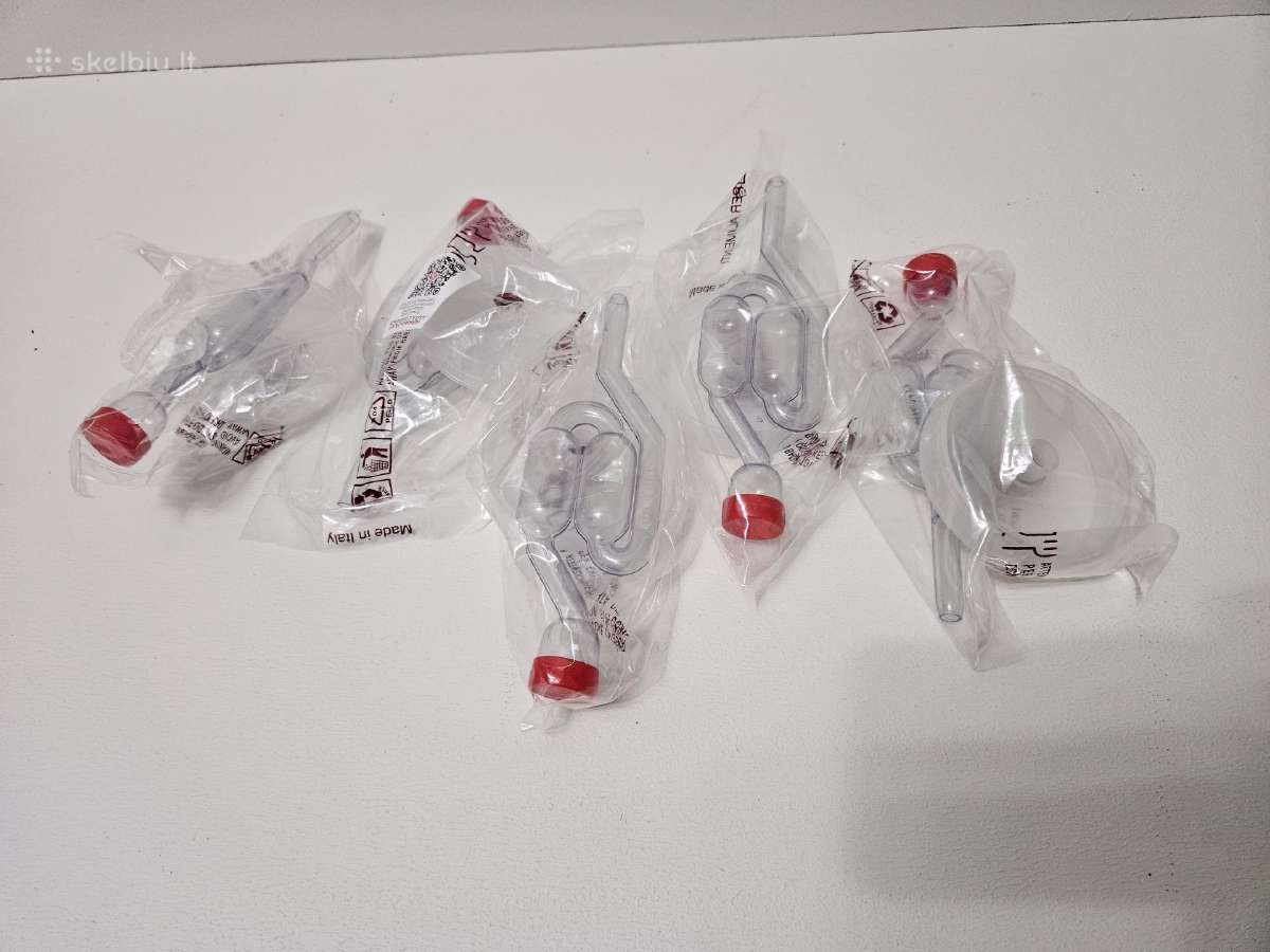 Fermentavimo alsuokliai su dangteliais