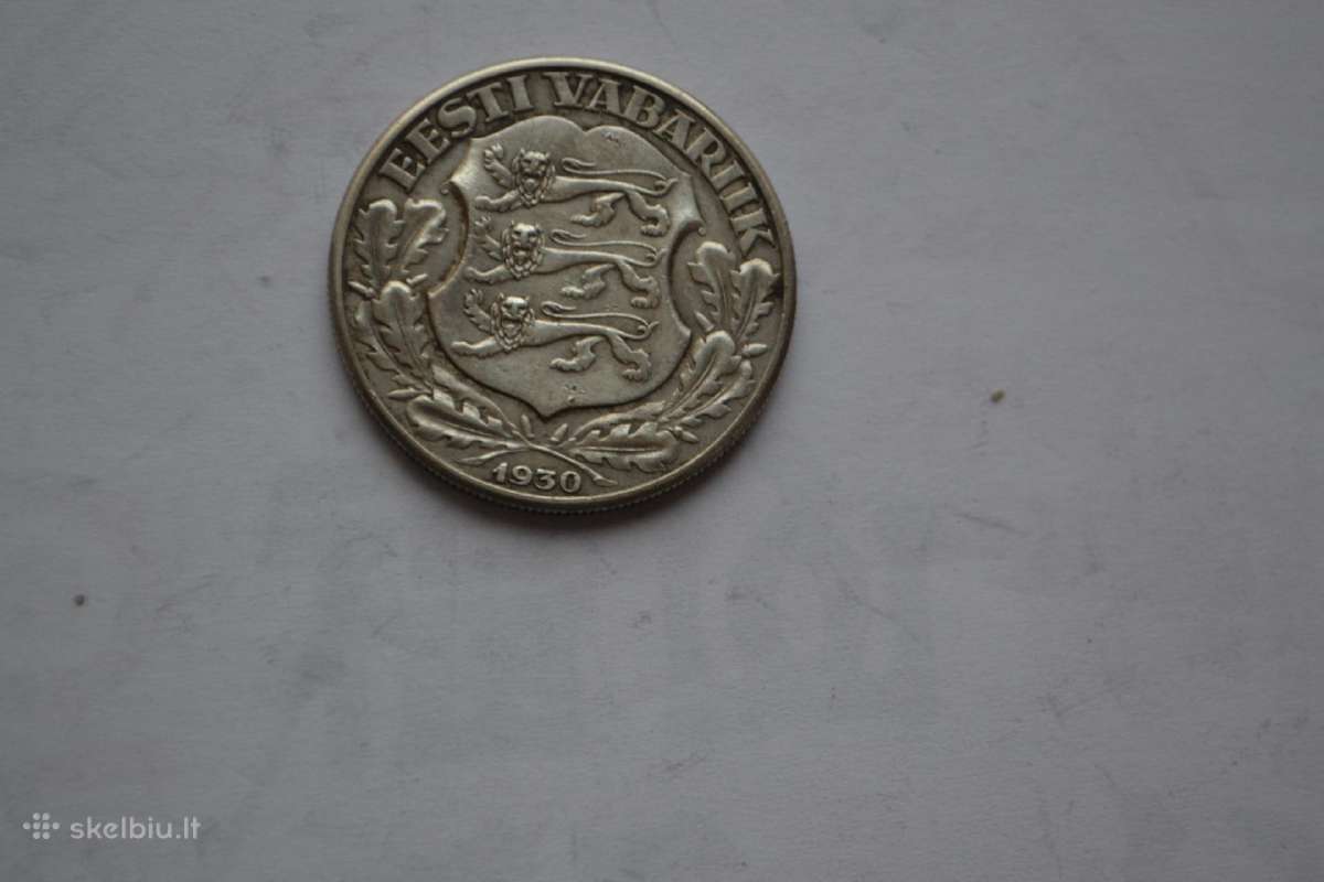 Estija 1930 m. 2 kronos - nuotraukos Nr. 2