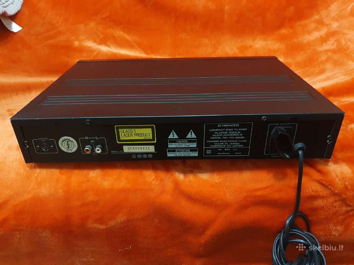 Pioneer Pd-6030pioneer Pd-s507 - nuotraukos Nr. 3