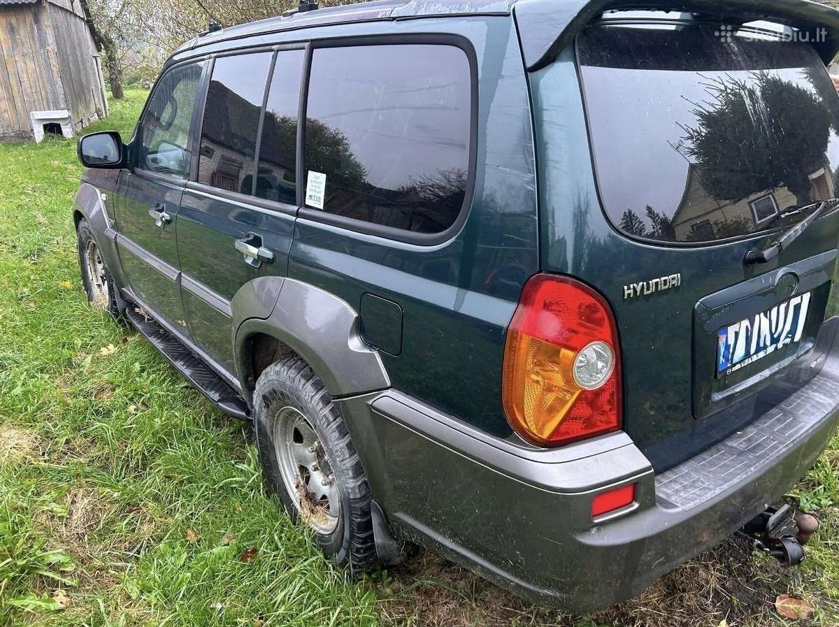 Dalimis Hyundai Terracan 2.9 110kw - nuotraukos Nr. 4