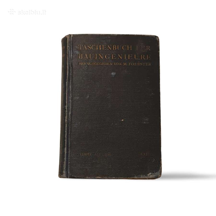 Max Foerster Taschenbuch für Bauingenieure 1921
