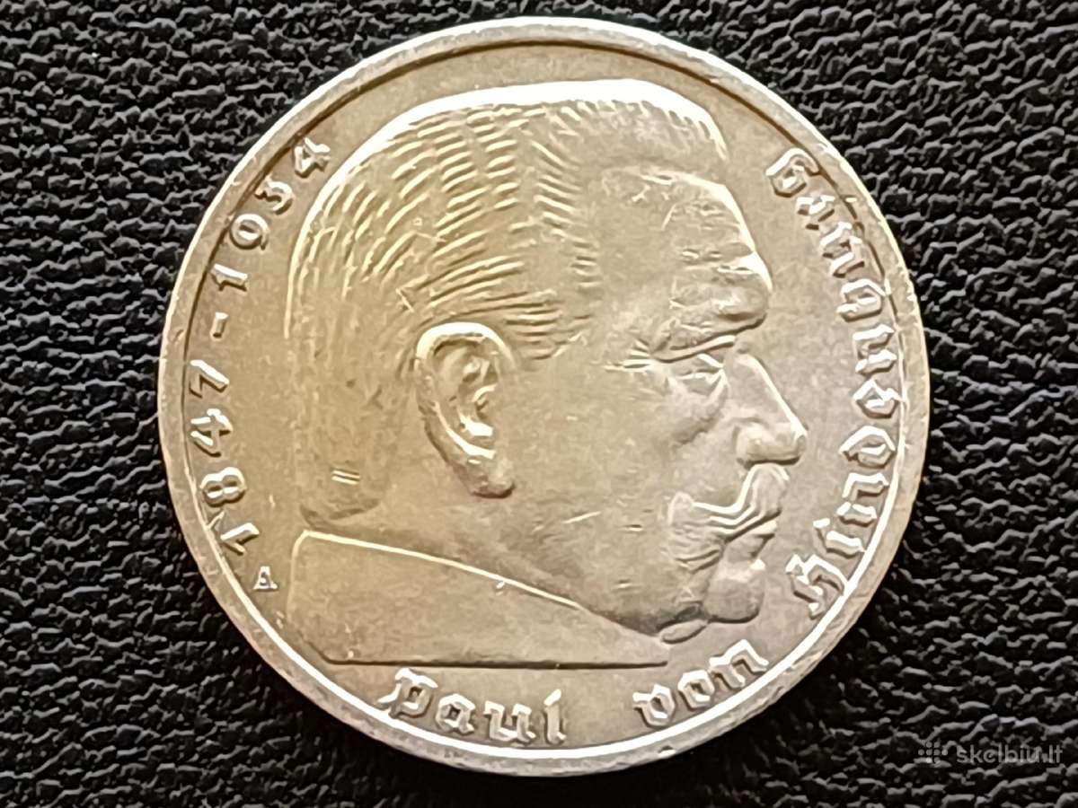5 markes 1935m. Sidabras 900
