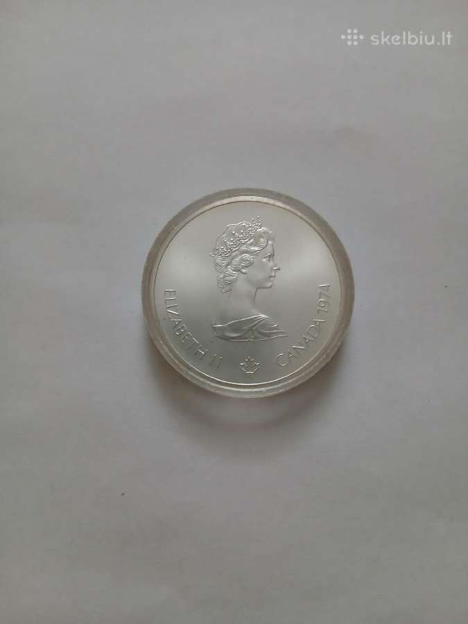 Sidabras Canada 1976 5 Doleriai