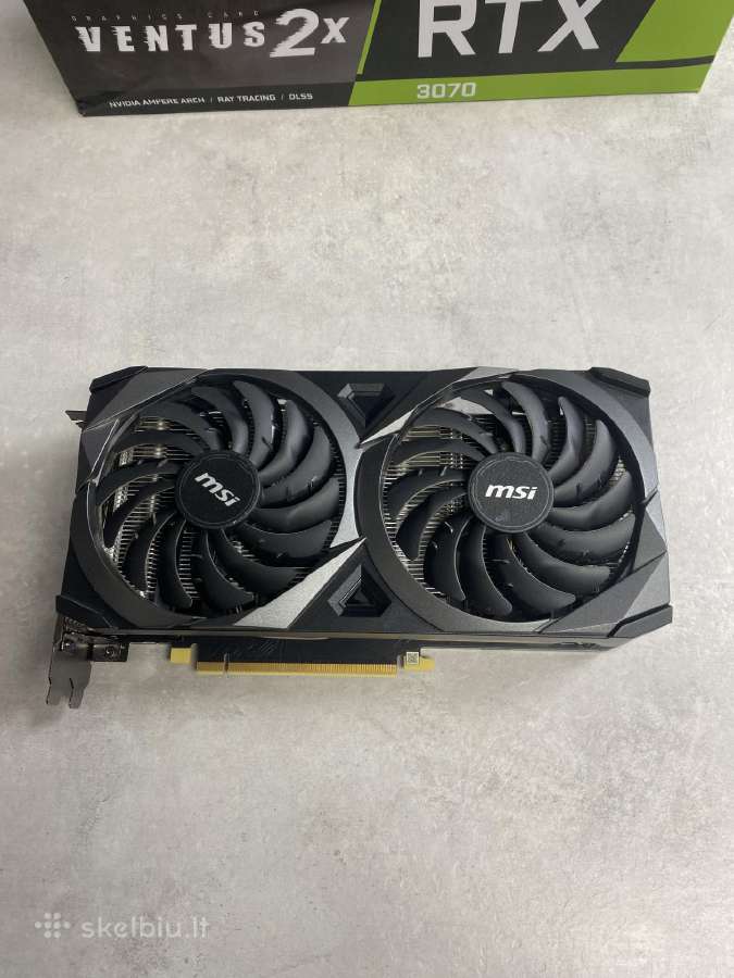 Msi Rtx 3070 Ventus 8gb - nuotraukos Nr. 2