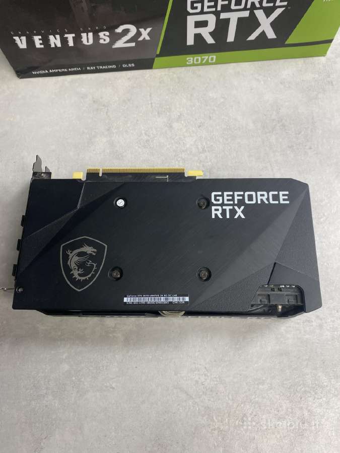 Msi Rtx 3070 Ventus 8gb - nuotraukos Nr. 3