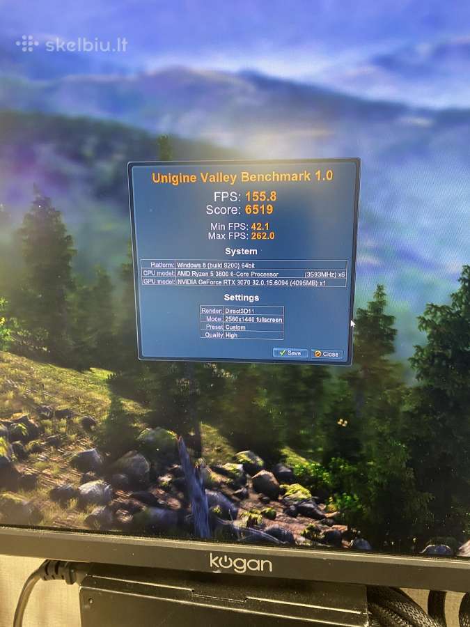 Msi Rtx 3070 Ventus 8gb - nuotraukos Nr. 14