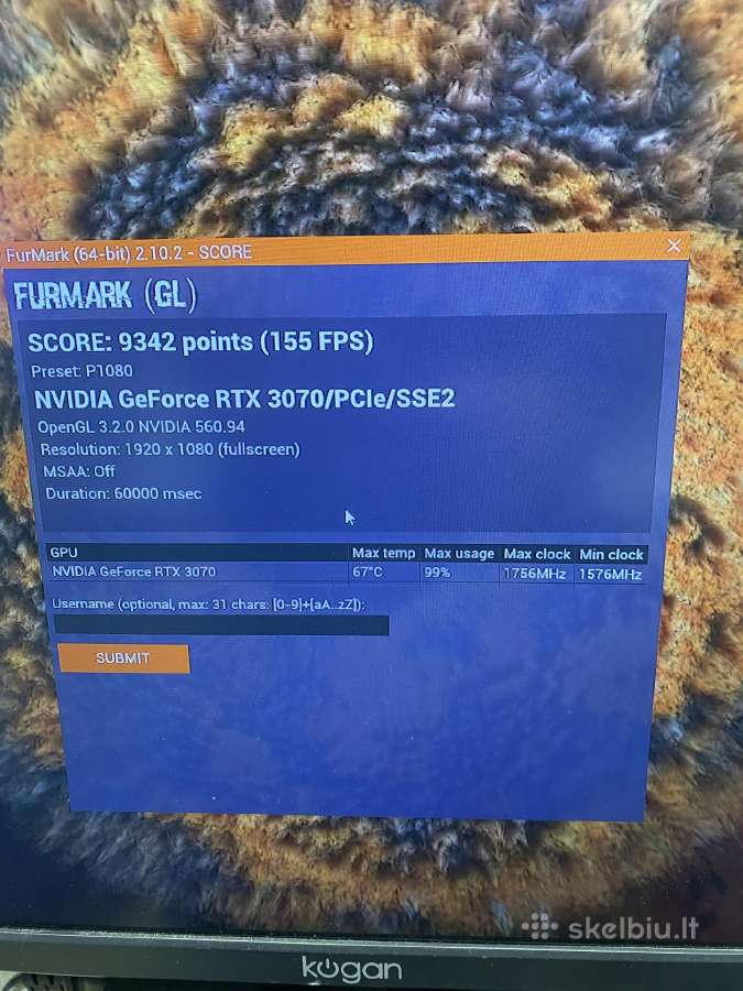 Msi Rtx 3070 Ventus 8gb - nuotraukos Nr. 8
