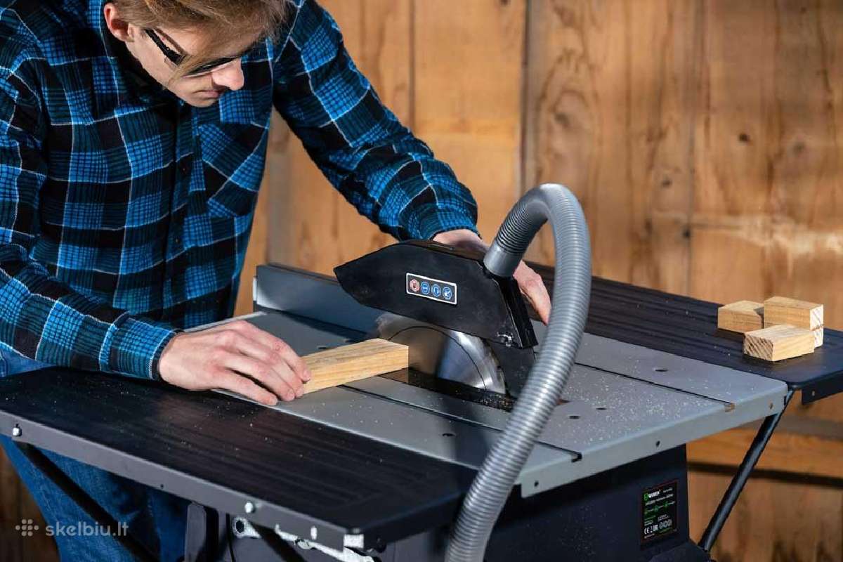 Medžio pjovimo staklės Wuber 3100 W - nuotraukos Nr. 8