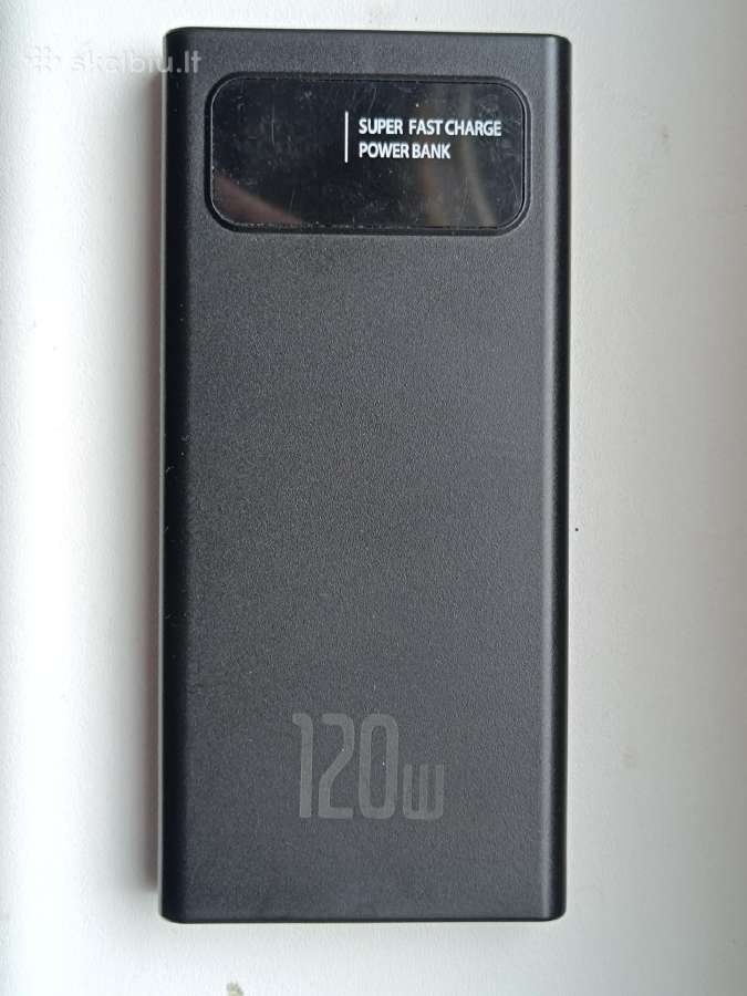Parduodu Powerbank bateriją su įkrovos laidu.