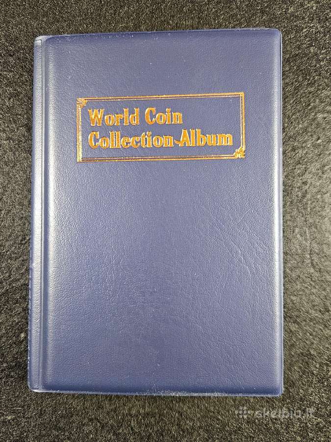 Naujas 120 vnt monetų pilnas albumas