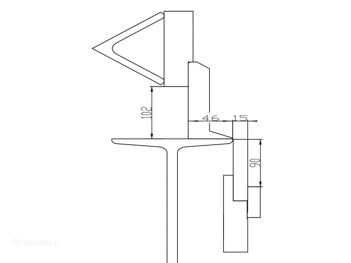 Segmentinės skardos lankstymo staklės Hss 1270x1,2 - nuotraukos Nr. 6