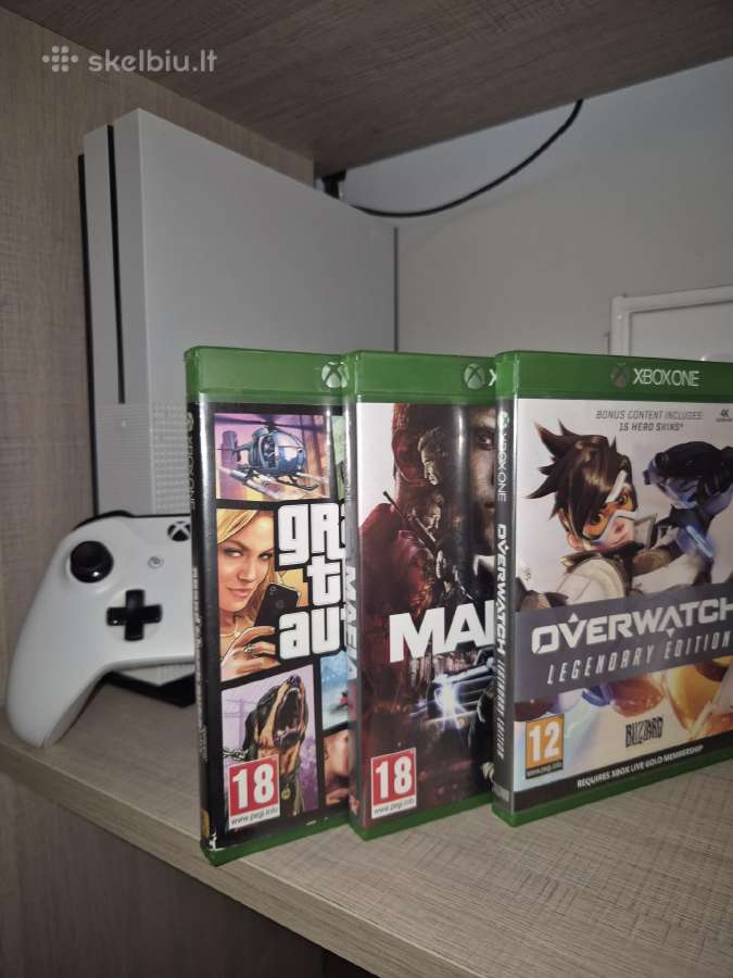 Xbox One S 1tb + 3 žaidimai - nuotraukos Nr. 2
