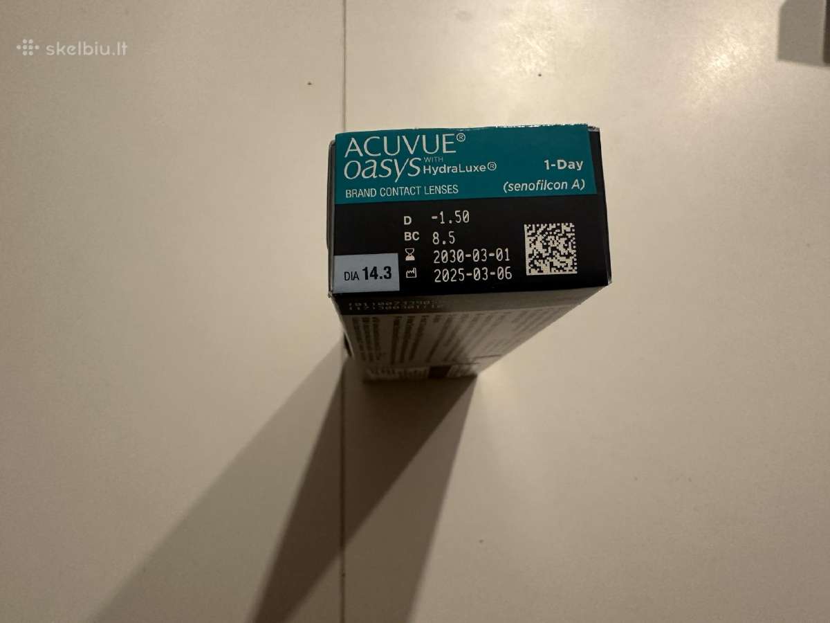 1-d contact lenses (akių lešiai) Acuvue oasys with - nuotraukos Nr. 2