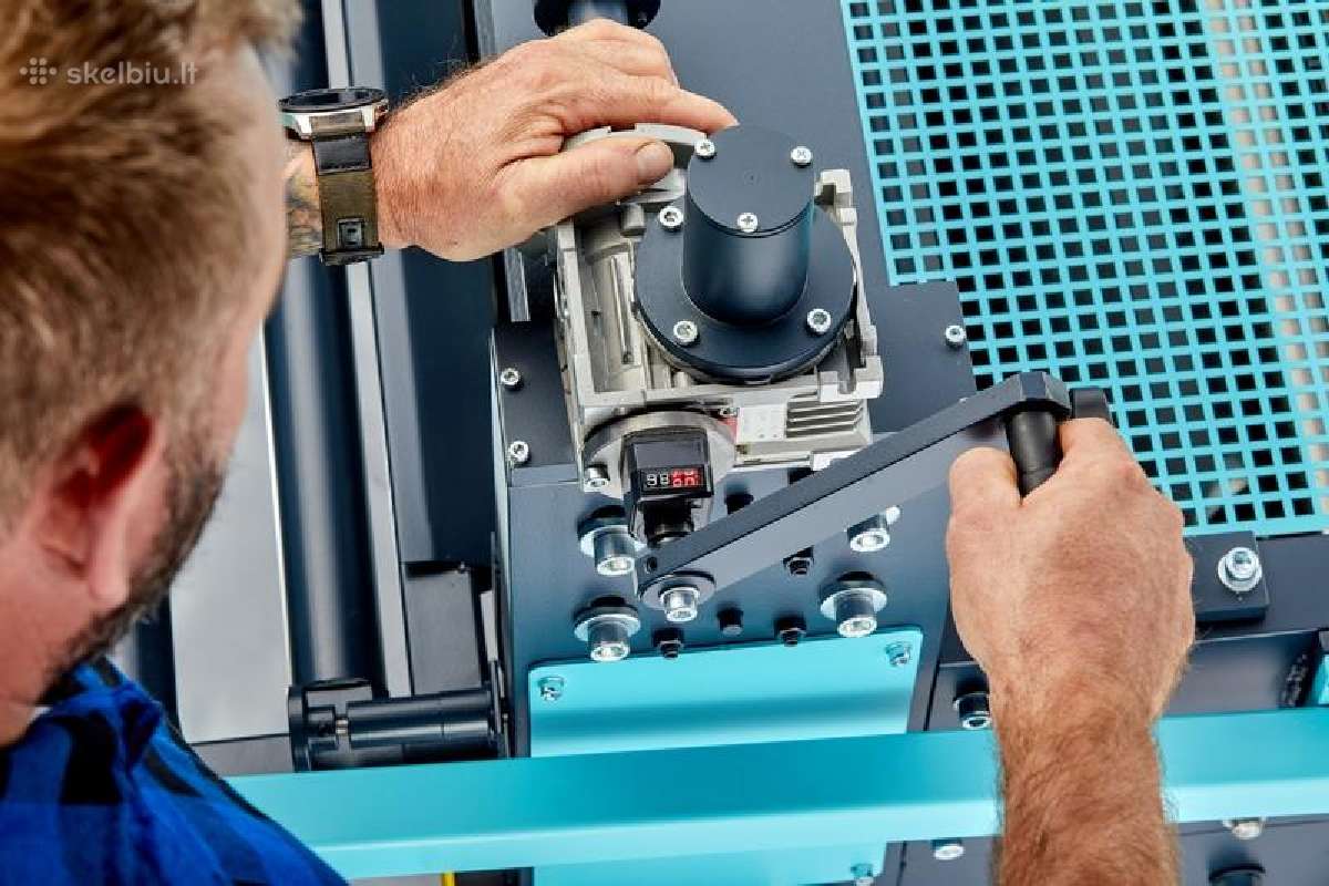 Elektrinės išilginės - skersinės karpymo staklės - nuotraukos Nr. 2