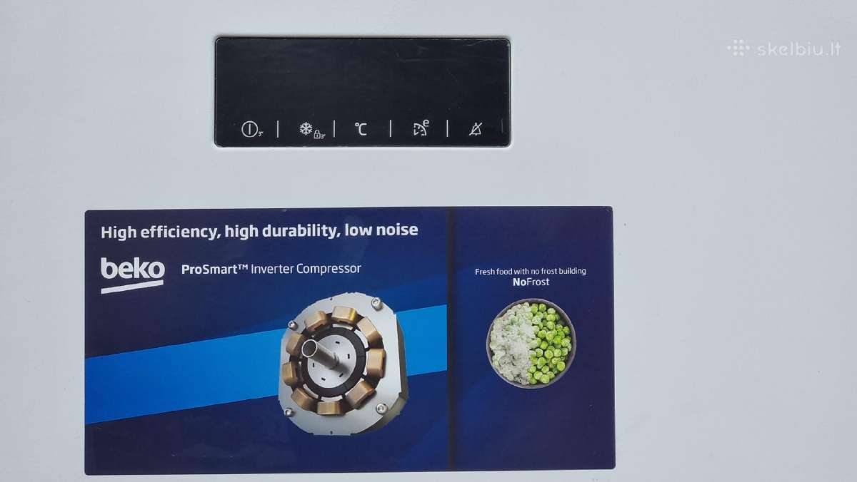 Naujas Beko Kfne44be55w, 70 cm +Garantija - nuotraukos Nr. 5