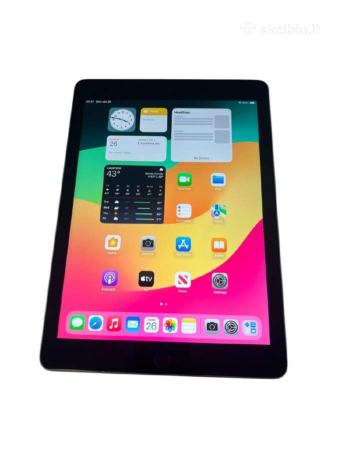 iPad (6th Generation) 32gb +Sim + 3 mėn. garantija - nuotraukos Nr. 2