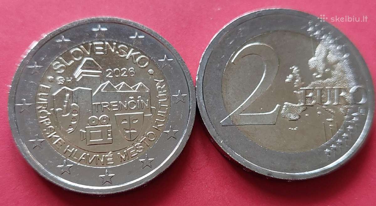 Slovakija 2026m. 2 € “trenčin“ Unc