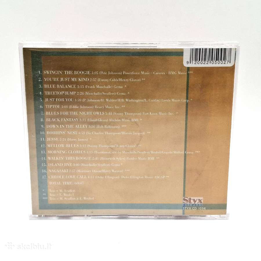 Frank Muschalle Trio - Mellow Blues (CD, Albumas) - nuotraukos Nr. 2