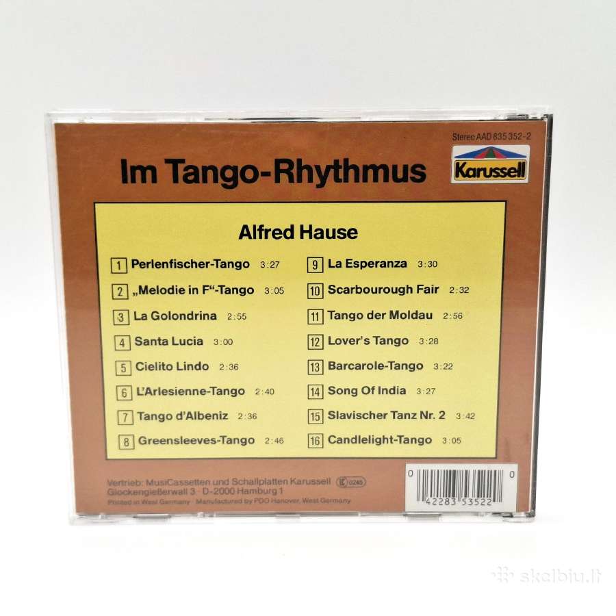 Alfred Hause - Im Tango-rhythmus (CD) - nuotraukos Nr. 2