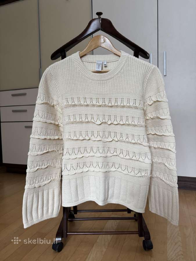 Yas Beige Knit Pullover naujas 40dydis