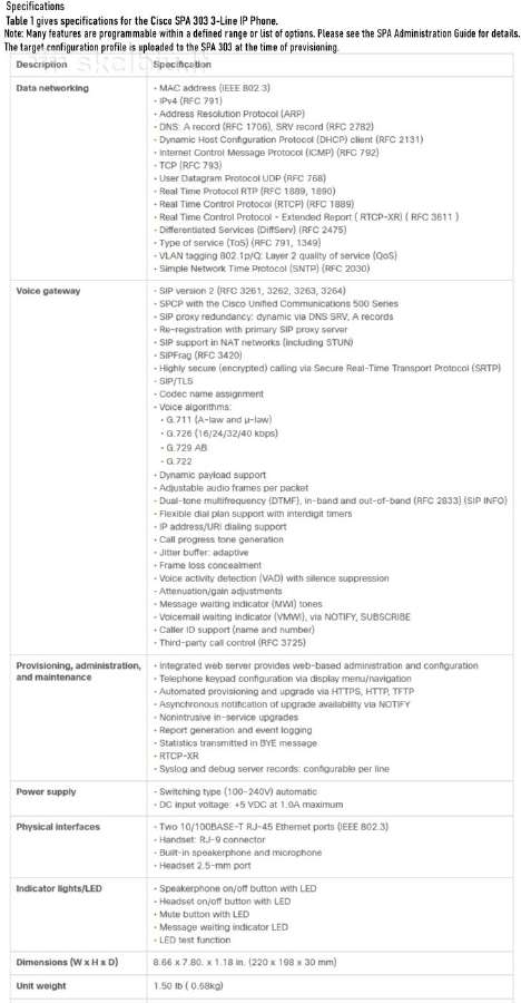 Ip telefonas "Cisco Spa 303" su 3 linijomis - nuotraukos Nr. 7