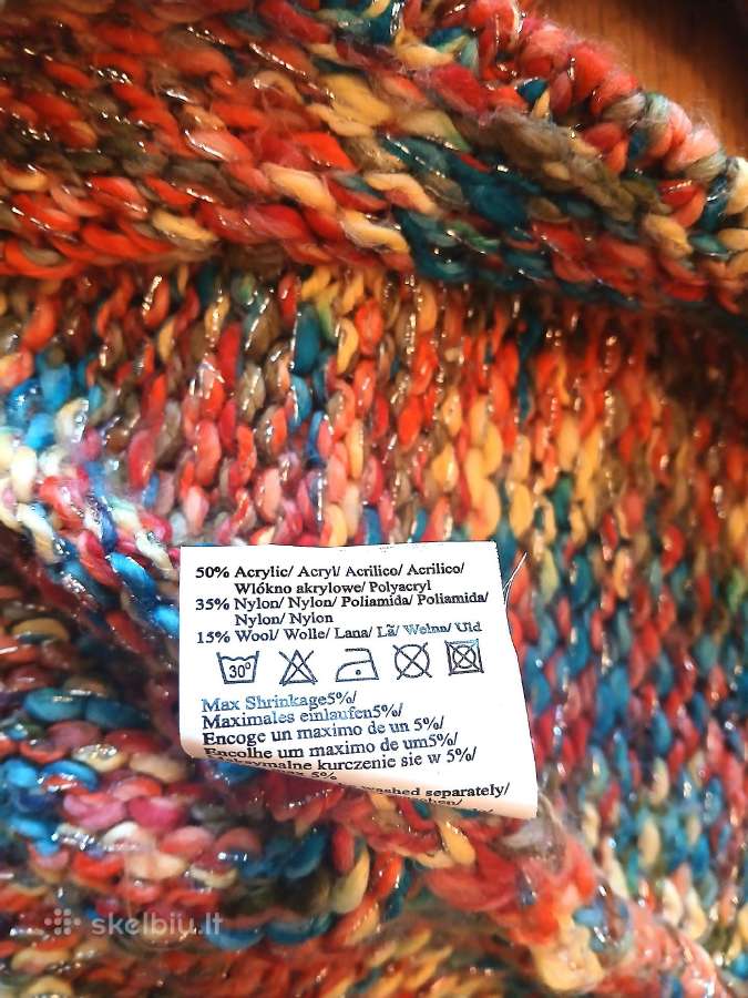 Vero Moda margas megztinis su aukšta apykakle - nuotraukos Nr. 6