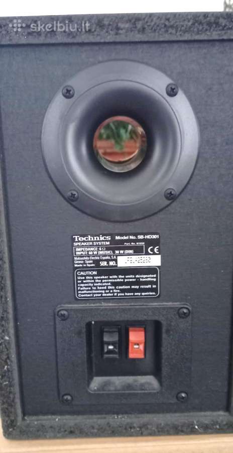 Technics kolonėlių dėžės - nuotraukos Nr. 8