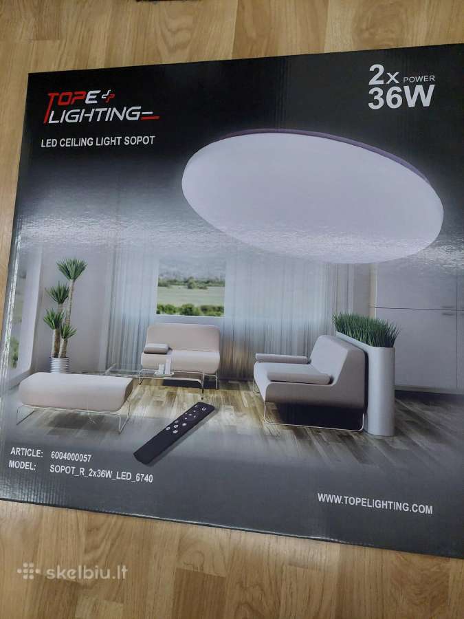 Naujas LED lubinis šviestuvas 48cm