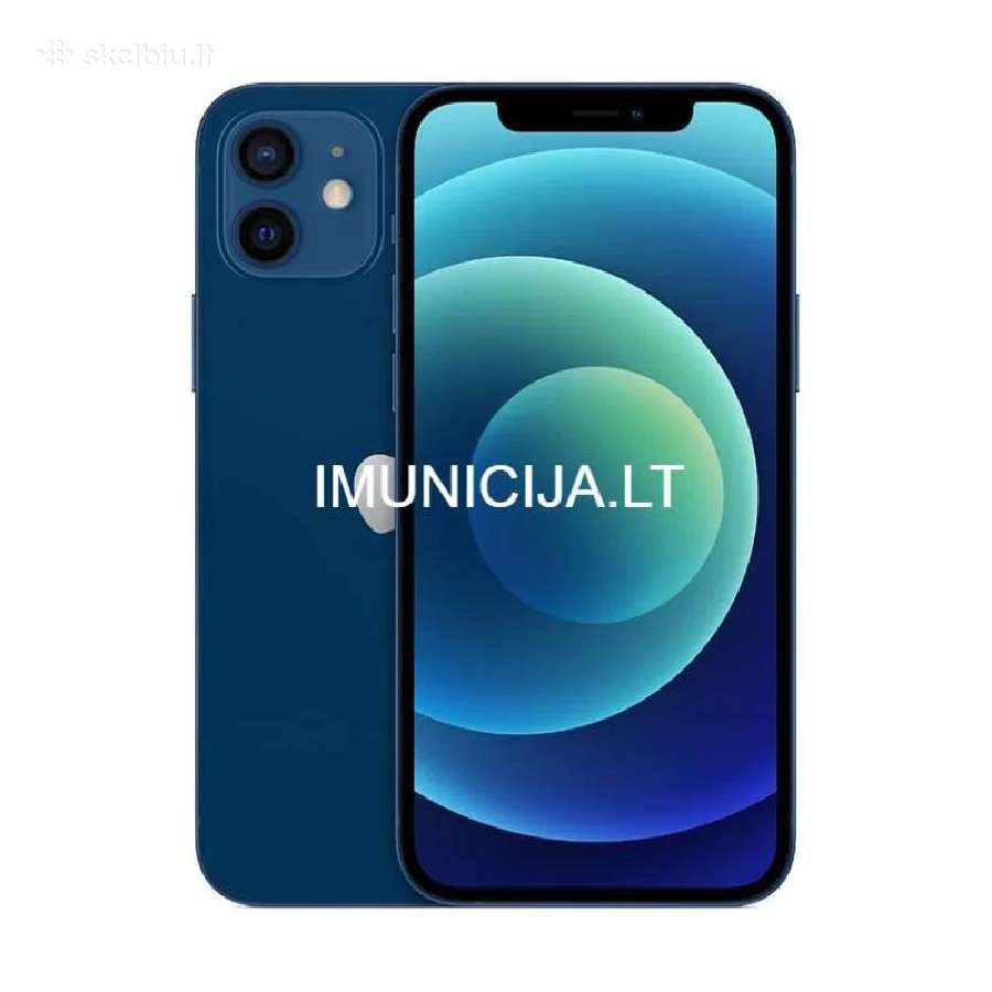 iPhone 12 64gb + 3 mėn. garantija