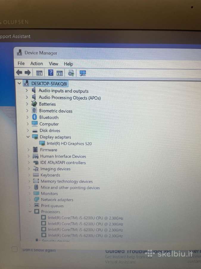Hp Elitebook 840 G3 i5-6200u 8gb RAM 256gb SSD - nuotraukos Nr. 8