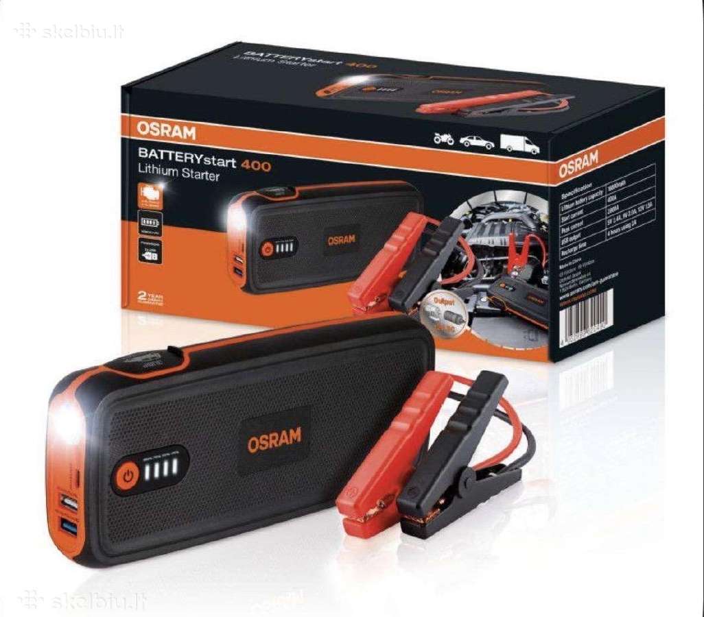 Osram jump starter booster powerbank 400a 16800mah