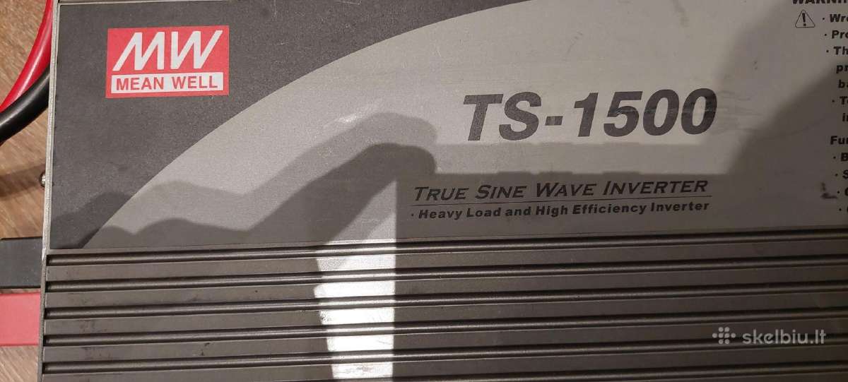 Inverteris Mean Well Ts-1500-212b - nuotraukos Nr. 4