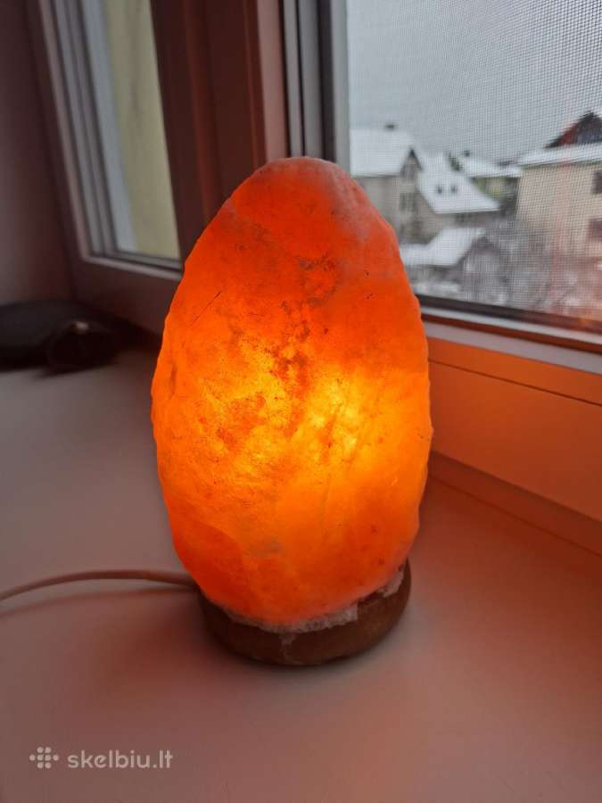 Druskos kristalo lempa 20x10cm - nuotraukos Nr. 3