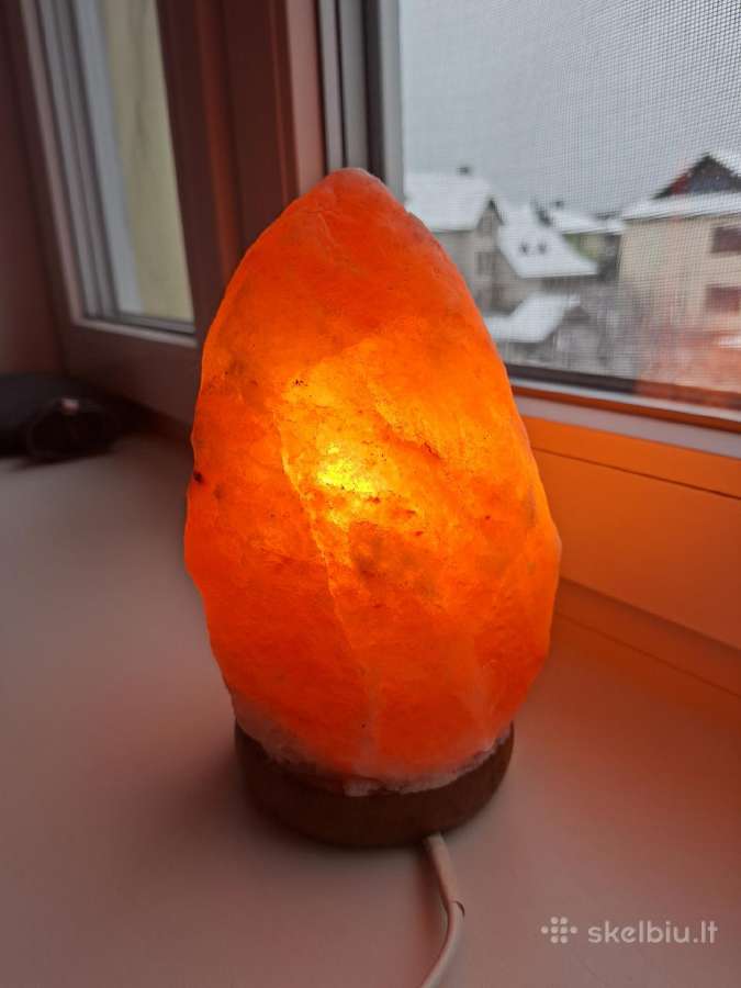 Druskos kristalo lempa 20x10cm - nuotraukos Nr. 4