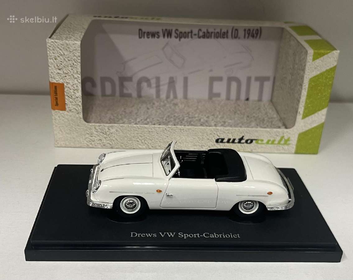 Kolekciniai modeliukai-VW sport Cabrio - nuotraukos Nr. 3