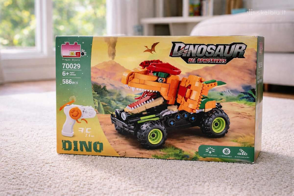 Konstruktorius Dinozauras su valdymo pultu 586det