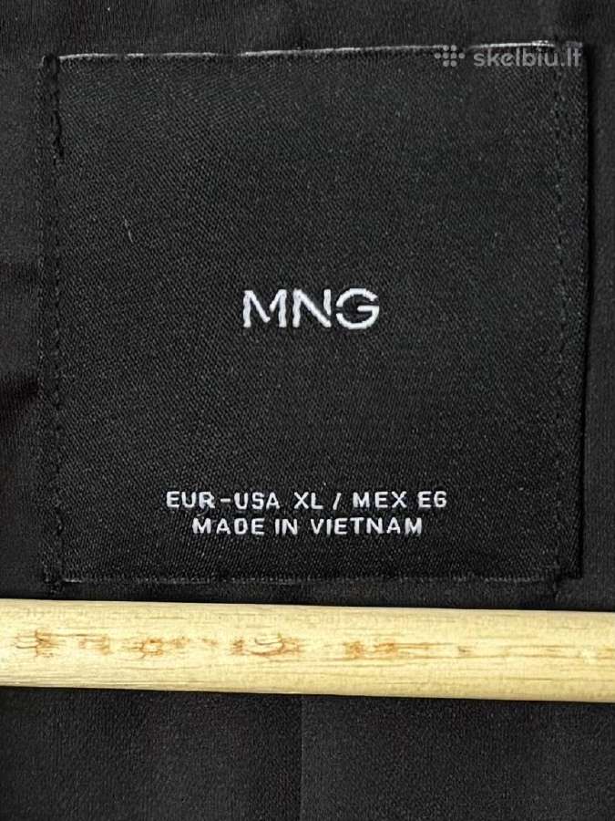 Mango ilgas juodas švarkas XL dydis - nuotraukos Nr. 3