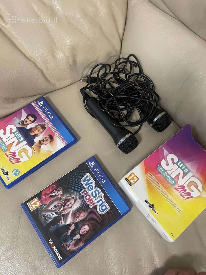 Lets sing, we sing, 2 mikrofonai ps4