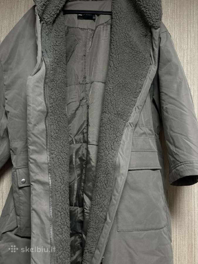 Asos Design Curve labai šiltas žieminis paltas 54 - nuotraukos Nr. 10