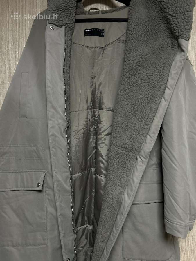 Asos Design Curve labai šiltas žieminis paltas 54 - nuotraukos Nr. 11
