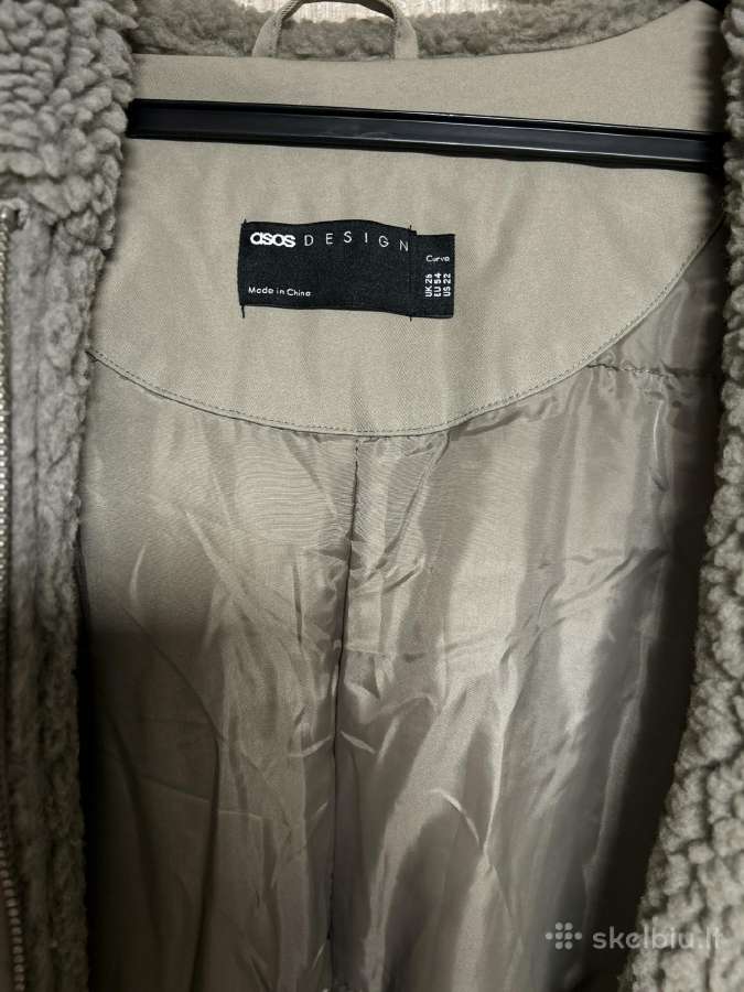 Asos Design Curve labai šiltas žieminis paltas 54 - nuotraukos Nr. 12