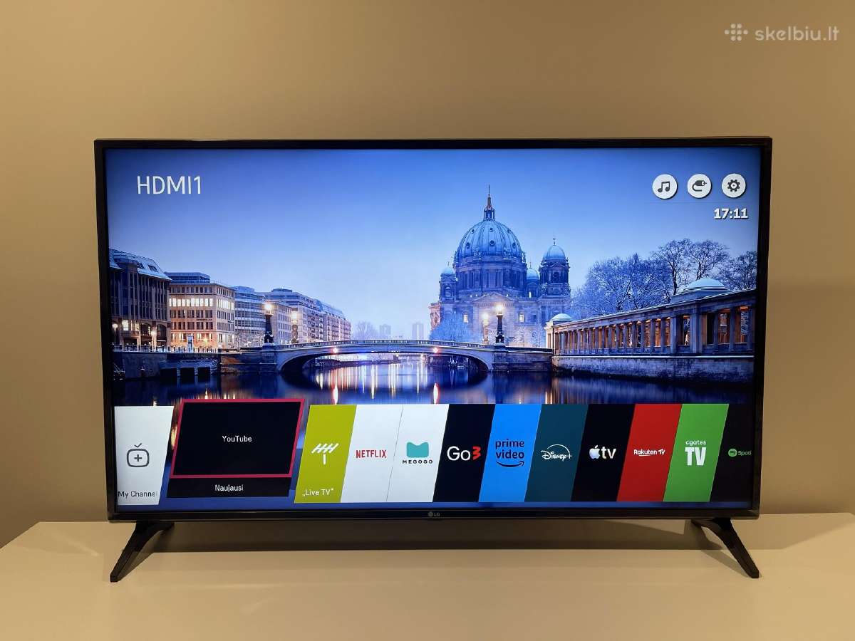 LG 4k, Ultrahd, Smart TV, WiFi, 49 colių(124 cm)