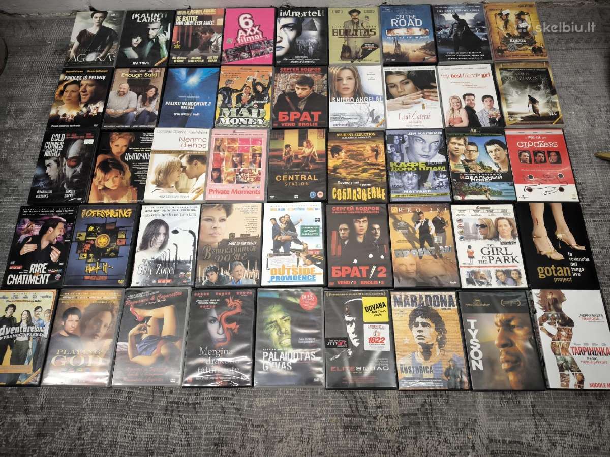 Dvd diskai filmai 400 vnt asmenine kolekcija