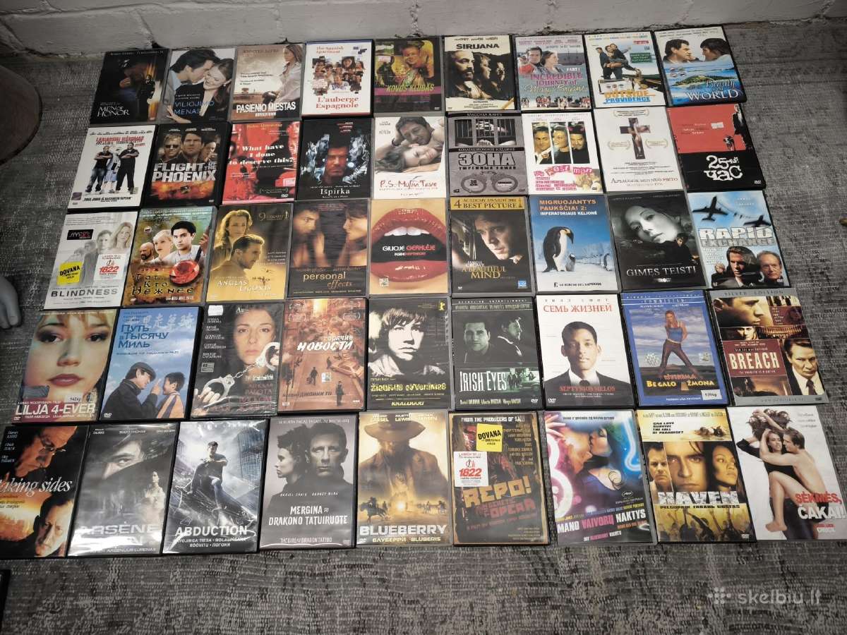 Dvd diskai filmai 400 vnt asmenine kolekcija - nuotraukos Nr. 3